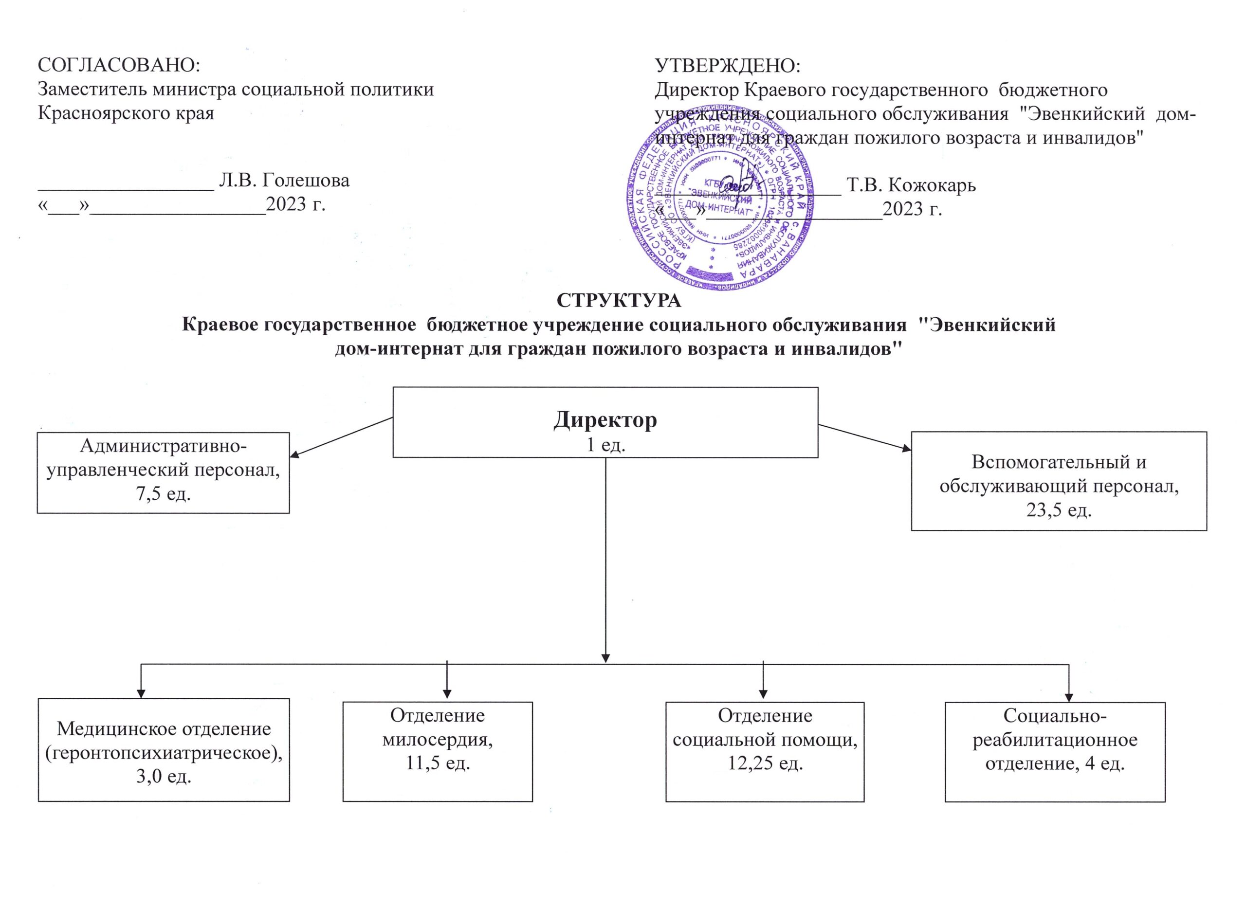 Структура учреждения — КГБУ СО 